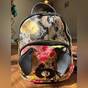 🐶Spring Chic! Betsey Johnson Floral Pup mini backpack!